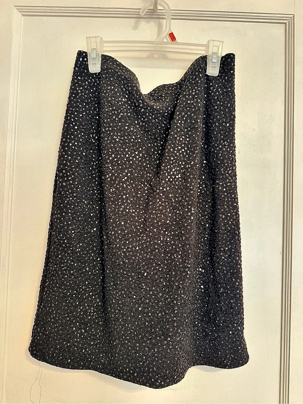 Frank Lyman Design Midi Skirt Black Size Medium